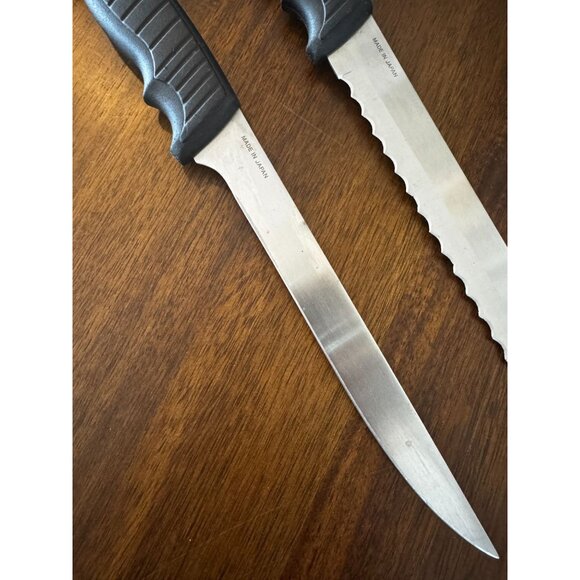 VTG Amway Queen Stainless Steel Serrated & Straight Blade Knife Set With Ergonom - Picture 7 of 7